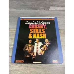 Crosby Stills & Nash Daylight Again CED Video Disc 1983 MCA Home‎ Video Stereo